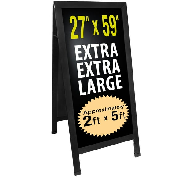 Excello Global Products Magnetic Two-Sided Chalkboard