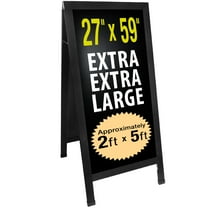 Excello Global Products Magnetic Two-Sided Chalkboard