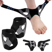 Excellten Adjustable Elastic Ankle Brace - Excellent Ankle Brace Sleeve Socks Support Uses Shell Precision Pressure - Help Straighten Ankles and Improve Alignment 2,Medium