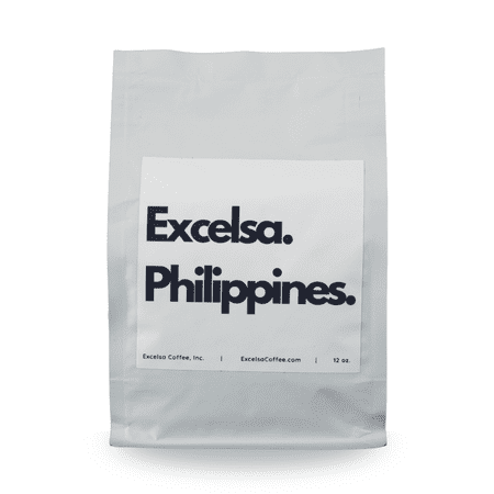 Excelsa Coffee – Philippines Medium Roast Whole Bean Coffee, 12 oz – Rare Excelsa Bean, Fruity & Tart, Naturally Lower Caffeine