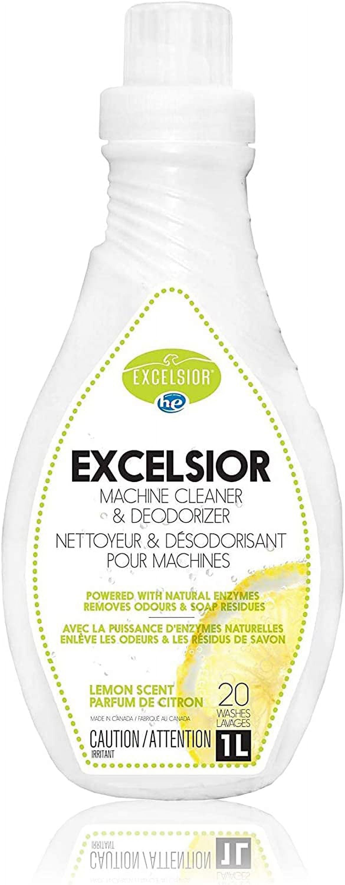 Excelsior HE Washing Machine Cleaner and Deodorizer, Removes Odors
