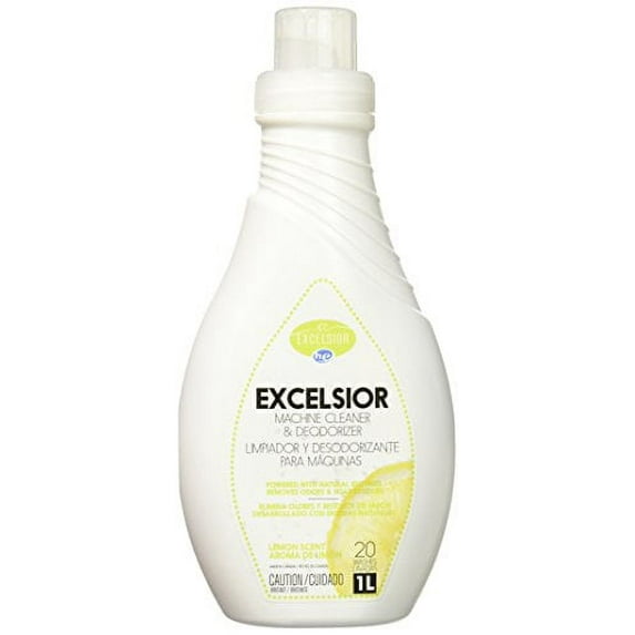 Excelsior SOAP5STAU Fresh Scent Laundry Detergent Stain Remover, HECLEAN1L-U HE Washing Machine Cleaner