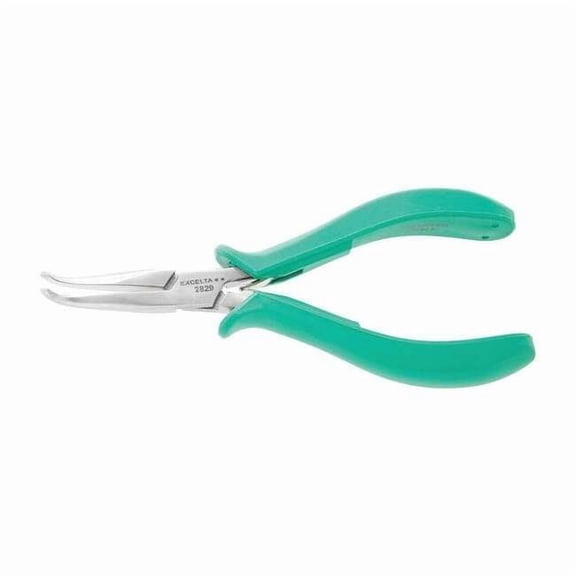 5 3/4 in TealShield(TM) Bent Long Nose Plier Molded Grip Handle 2829