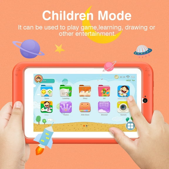 Excelvan M07R7 CortexTM A7 Quad-core 7.0 Android 6.0 1GB+8GB Dual Camera WIFI BT Children Tablt PC