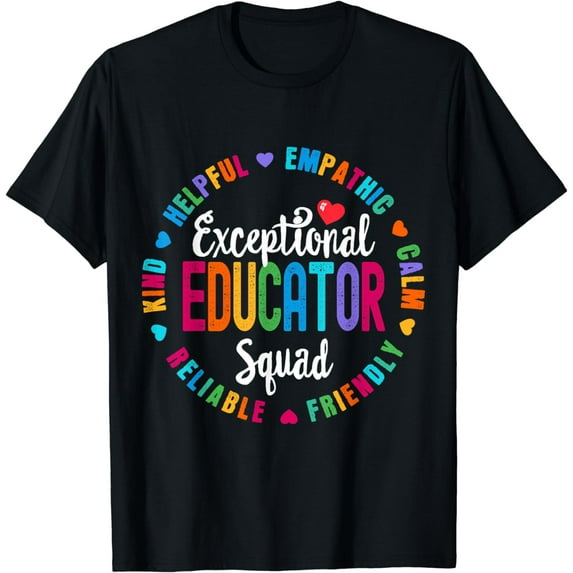 Exceptional Educator Squad Special Education Teacher Autism T-Shirt