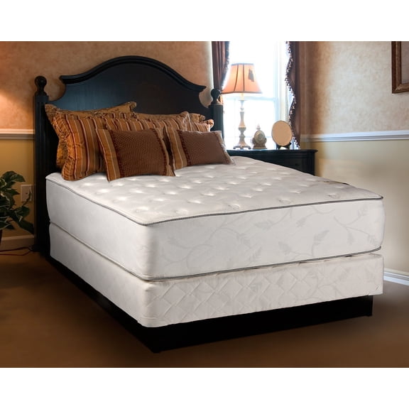 Exceptional Plush Two-Sided Mattress Set with Bed Frame Included - (King - 76"x80"x12") High Quality Foam, Orthopedic, Back Support and Longlasting Comfort by Dream Solutions USA