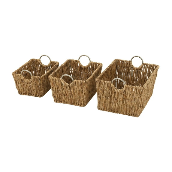 Exceptional Set Of 3 Sea Grass Baskets