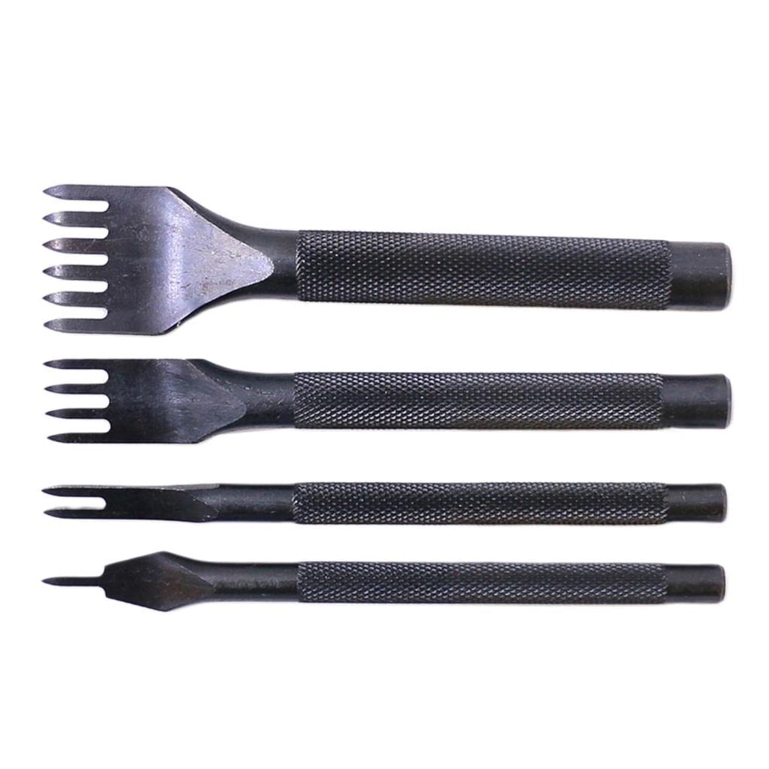 Citian 4mm Leather Stitching Chisels Set – 2/4/6 Tooth Punch Tools For DIY Leathercraft