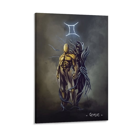 Exceptional Zodiac Signs Poster Gemini Canvas Wall Art Prints Poster Gifts Photo Picture Painting Posters Room Decor Home Decorative 16x24inch(40x60cm)