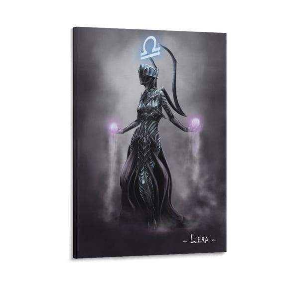 Exceptional Zodiac Signs Poster Libra Posters Art Print Wall Photo Paint Poster Hanging Picture Family Bedroom Decor Gift 08x12inch(20x30cm)