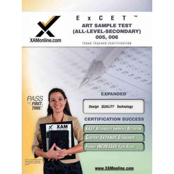 XAM TEXES: TExES Ec-12 178 Art Sample Test Teacher Certification Test Prep Study Guide (Paperback)