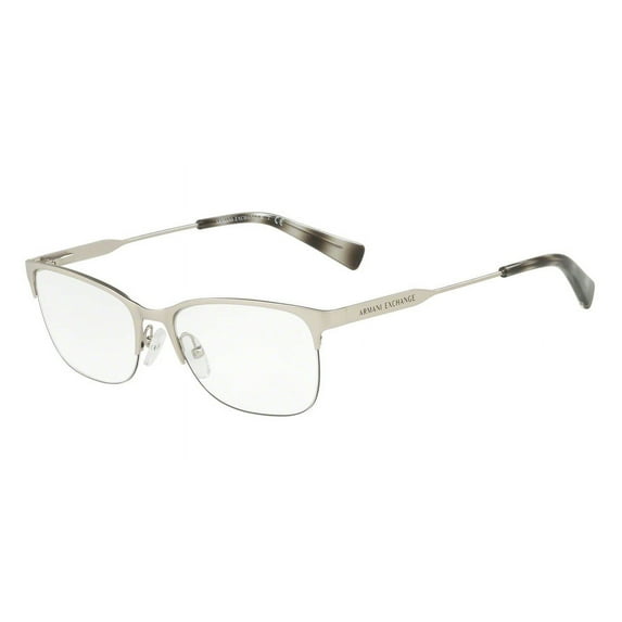 Exchange Armani 0AX1023 Optical Rectangle Womens Eyeglasses - Size 53 (Matte Silver)