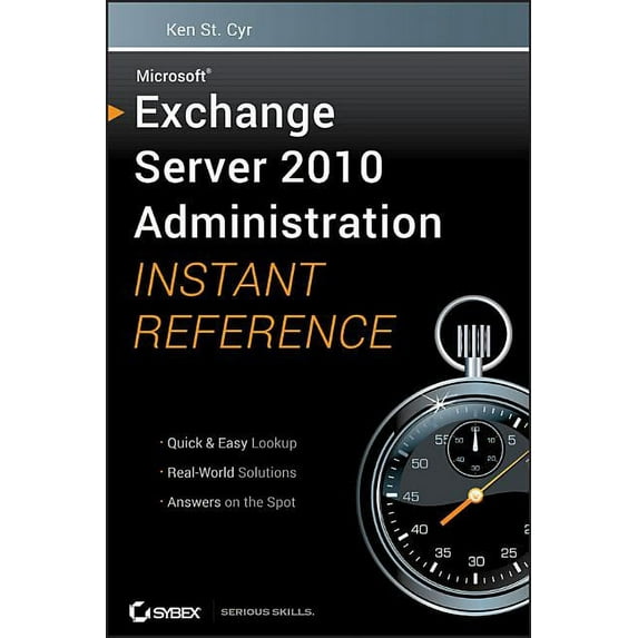 Exchange Server 2010 Admin Instant Ref, (Paperback)