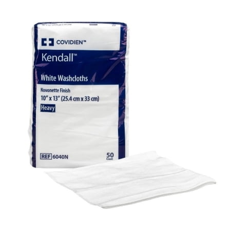 Excilon Washcloth, 10 Inches x 13 Inches, Disposable, White, 600 Count