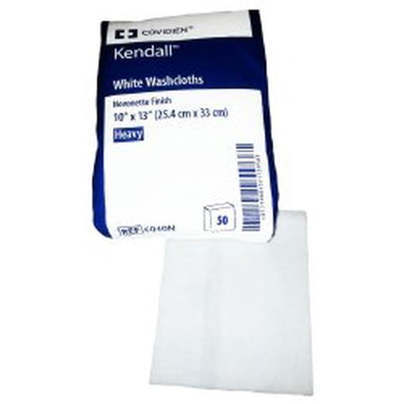 Excilon Washcloth 10 X 13 Inch White Disposable Pack of 50