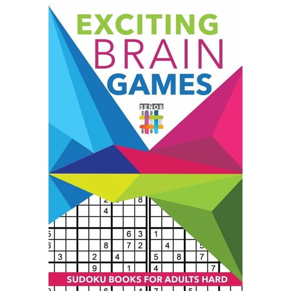 Exciting Brain Games Sudoku Books for Adults Hard (Paperback)