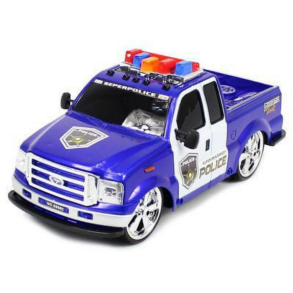 Exciting Lights & Music Police Ford F-250 1:14 Electric RTR RC Truck