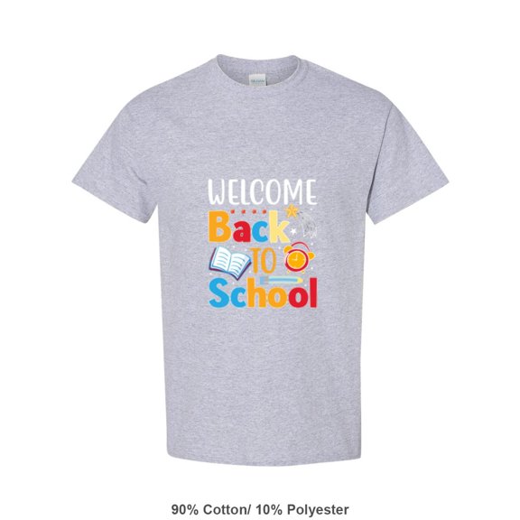 Exciting Start Welcome Back To School First Day For A Teacher Unisex T-Shirt, for men & women, up to size 5XL