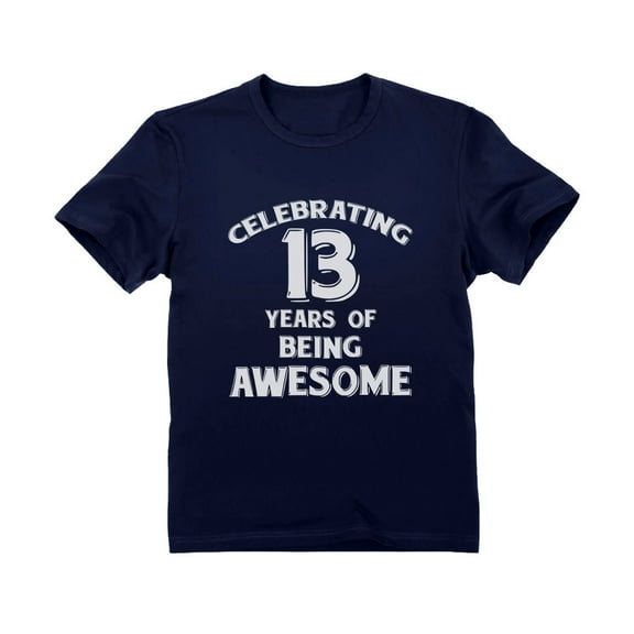 Exciting Tstars Unisex 13th Birthday T-Shirt - Memorable Gift for Teens - Youth Graphic Tee for Birthday Celebrations - Stylish Thirteen-Year-Old Birthday Apparel - Trendy Teenage Party Outfit