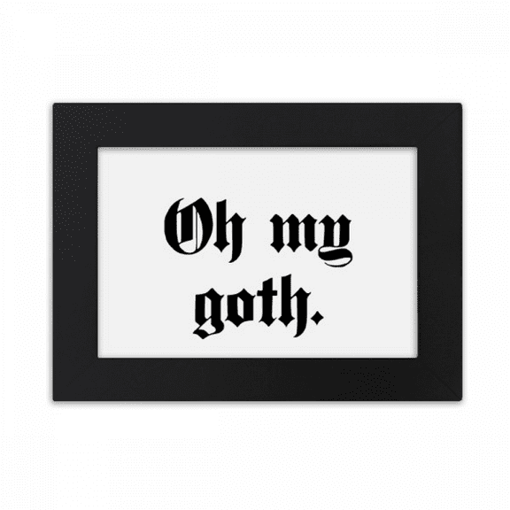 Exclamation Gothic Alphabet Desktop Photo Frame Ornaments Picture Art Painting