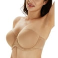 thumbnail image 1 of Exclare Women's Multiway Strapless Bra Full Figure Underwire Contour Beauty Back Plus Size Bra(Walnut,32DDD), 1 of 6