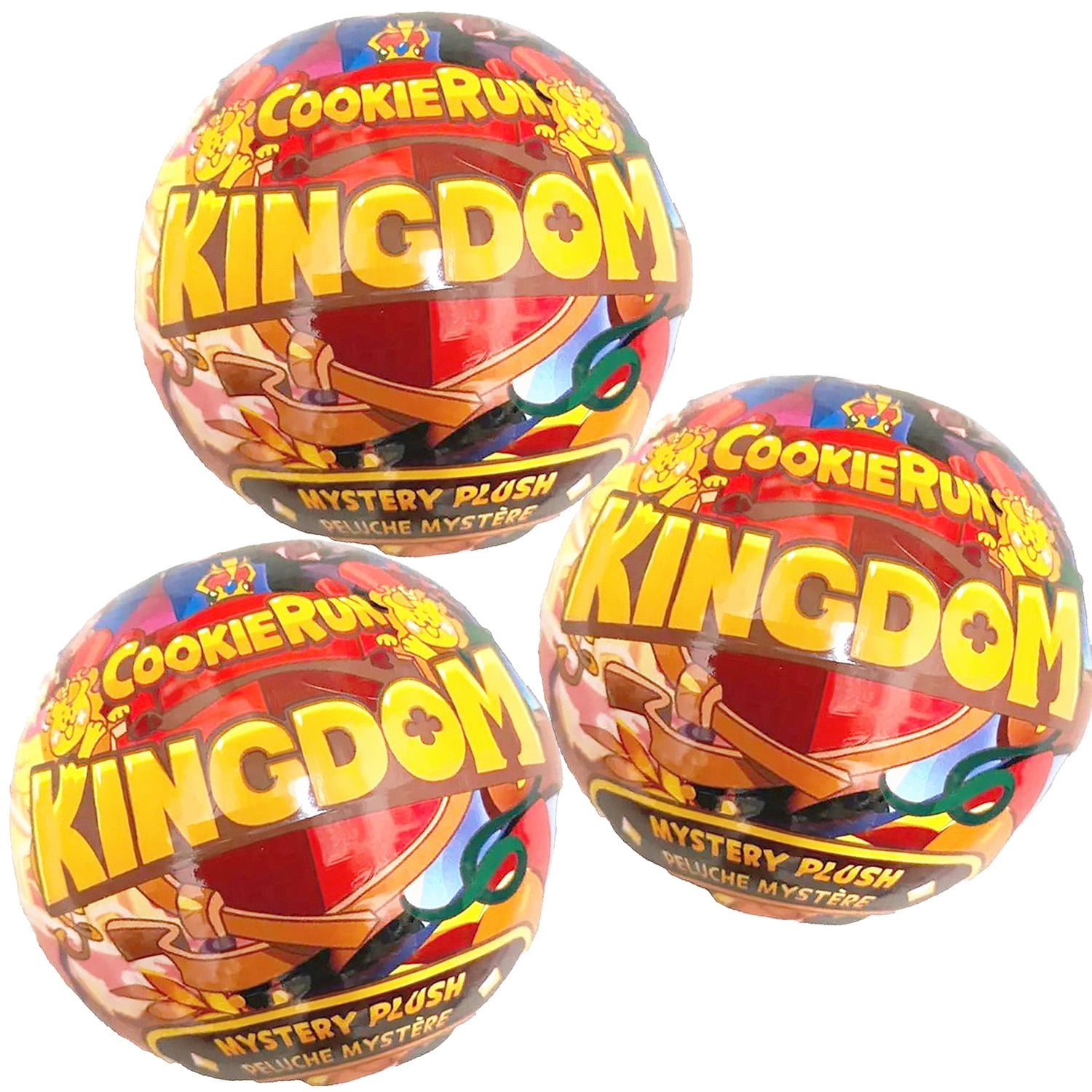 Exclusive 3-Pack Mystery Head Plush Capsule | Official Cookie Run