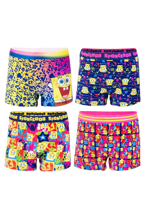 Exclusive 4-Pack Girl Short Underwear in sizes 4, 6, 8 and 10