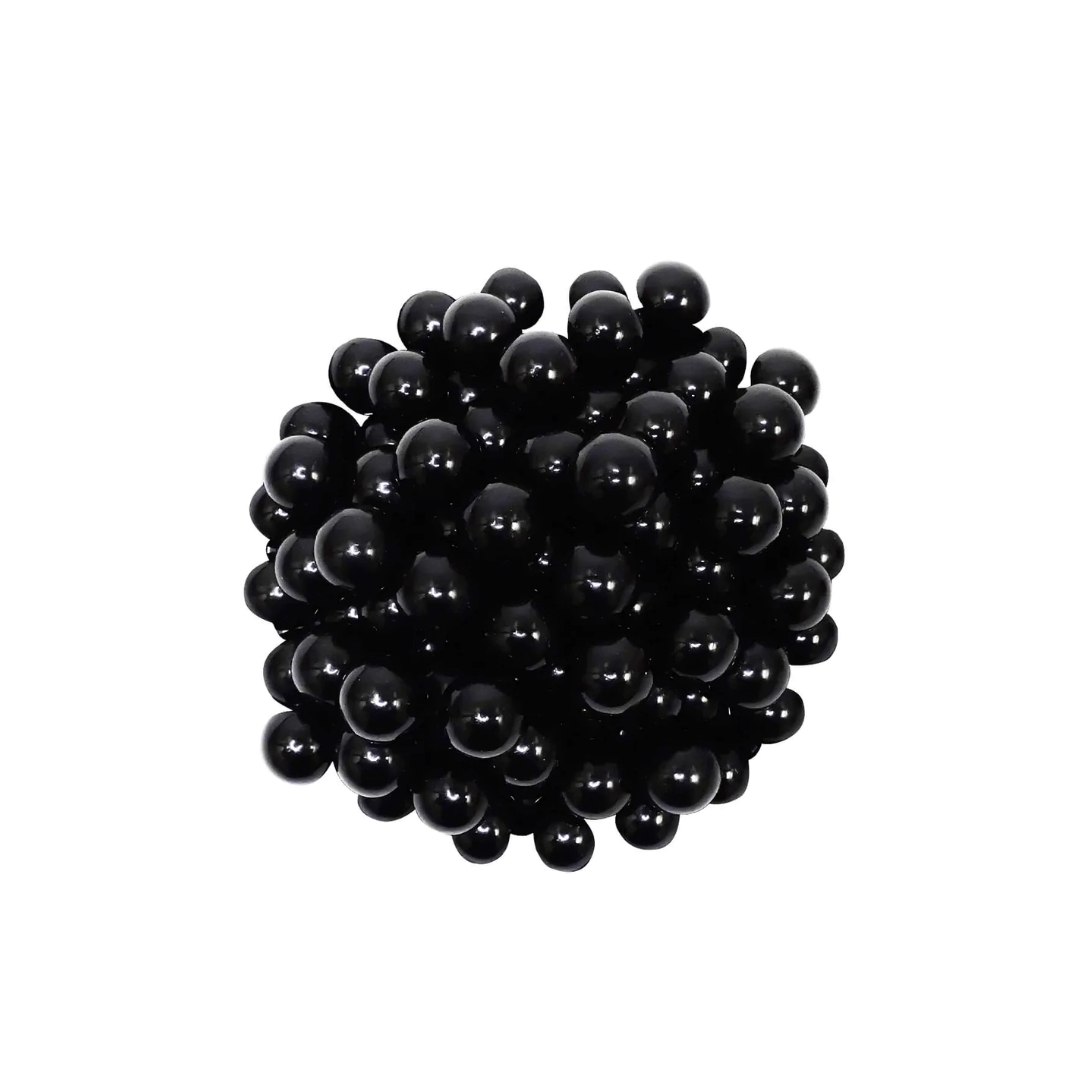 Exclusive Brands Black Magic Balls, Licorice Jawbreakers, 240 pieces, 520g/18.2 oz. Tub