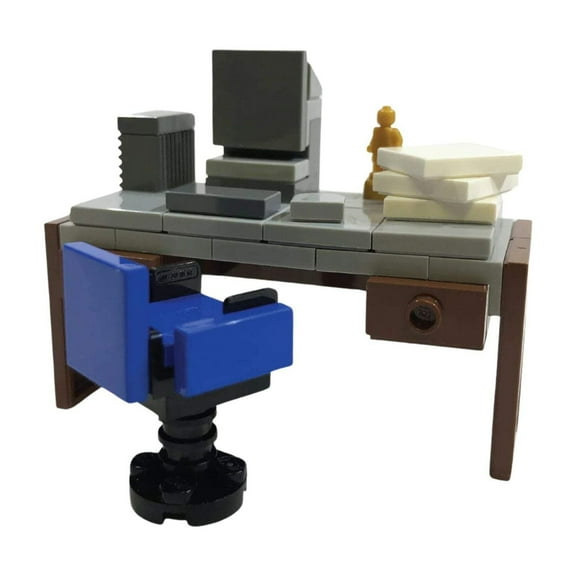 Brick Loot Build CEO Desk Parker Krex 100% LEGO Bricks