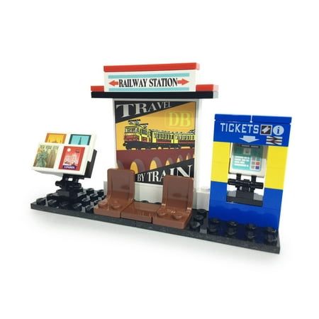 Brick Loot Build Railway Train Station by BrickBuildersPro