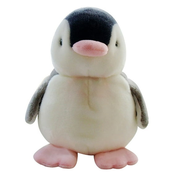 Exclusive Collection, Penguin Plush Joy, Singing Stuffed Animal Baby Toy for Ages 0 and Up, Black/White/Grey, 5.9"