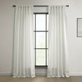 thumbnail image 1 of Exclusive Fabrics  Euro Linen Curtain (1 Panel) 50 X 84 - Warm White, 1 of 5