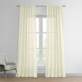 thumbnail image 1 of Exclusive Fabrics  Signature French Linen Sheer Curtain (1 Panel) 50 X 96 - Antique Lace, 1 of 5