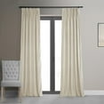 thumbnail image 1 of Balone French Pleated Signature Velvet Thermal Lined 100% Blackout Curtains for Bedroom & Living Room Curtains Single Panel, 1 of 5