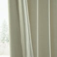 thumbnail image 1 of Exclusive Fabrics  Simply Faux Linen Curtains - 2 Panels - Light Filtering Window Curtains 50 X 84 - Greige, 1 of 5