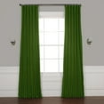 thumbnail image 1 of Exclusive Fabrics  True Blackout Vintage Textured Faux Dupioni Silk Curtain Panel, 1 of 5