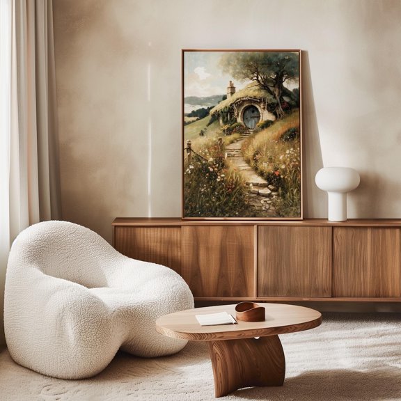 Exclusive Fantasy House Power Ring Art Mounted In A Beautiful Floating Fellowship Print