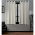 thumbnail image 1 of Exclusive Home Academy Total Blackout Grommet Top Curtain Panel Pair, 52"x63", Ivory, 1 of 7
