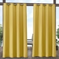 thumbnail image 1 of Exclusive Home Aztec Indoor/Outdoor Grommet Top Curtain Panel Pair, 54"x96", Sunbath, 1 of 6