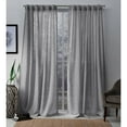 thumbnail image 1 of Exclusive Home Bella Sheer Hidden Tab Top Curtain Panel Pair, 54"x84", Silver, 1 of 6