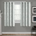 thumbnail image 1 of Exclusive Home Branches Linen Blend Grommet Top Curtain Panel Pair, 54"x63", Seafoam, 1 of 5