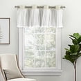 thumbnail image 1 of Exclusive Home Catarina Layered Room Darkening Blackout and Sheer Grommet Top Valance, 52"x18", Sand, 1 of 7