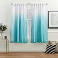thumbnail image 1 of Exclusive Home Crescendo Lined Room Darkening Blackout Hidden Tab Top Curtain Panel Pair, 52"x63", Aqua, Set of 2, 1 of 7