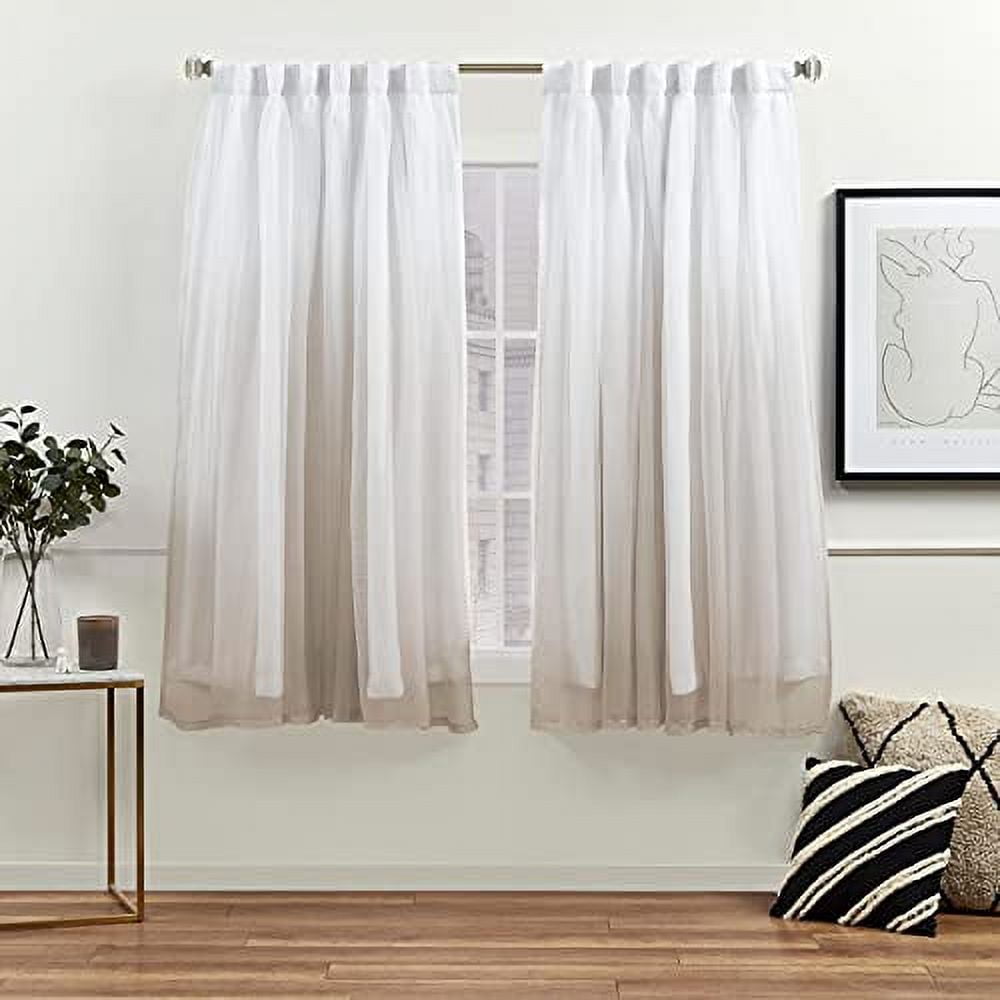 Exclusive Home Crescendo Lined Room Darkening Blackout Grommet Top Curtain Panel Pair 52 X84 Blush Set Of 2