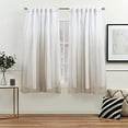 thumbnail image 1 of Exclusive Home Crescendo Lined Room Darkening Blackout Hidden Tab Top Curtain Panel Pair, 52"x63", Champagne, Set of 2, 1 of 7