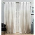 thumbnail image 1 of Exclusive Home Crescendo Lined Room Darkening Blackout Hidden Tab Top Curtain Panel Pair, 52"x96", Champagne, Set of 2, 1 of 8