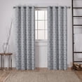 thumbnail image 1 of Exclusive Home Curtains 2 Pack Cartago Insulated Woven Blackout Grommet Top Curtain Panels, Dove Grey, 54x84, 1 of 7