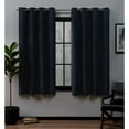 thumbnail image 1 of Exclusive Home Curtains 2 Pack Forest Hill Woven Blackout Grommet Top Window Curtain Panels, Peacoat, 52x63, 1 of 6