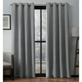 thumbnail image 1 of Exclusive Home Curtains 2 Pack Heath Textured Linen Grommet Top Curtain Panels, Gray, 52x84, 1 of 6