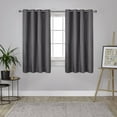 thumbnail image 1 of Exclusive Home Curtains 2 Pack London Textured Linen Thermal Grommet Top Curtain Panels, 1 of 6